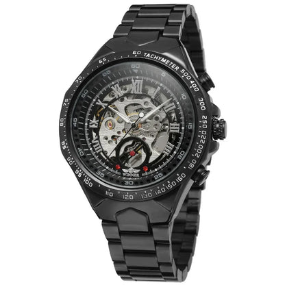 Luxury Automatic Mechanical Steel Watch - YAXSO
