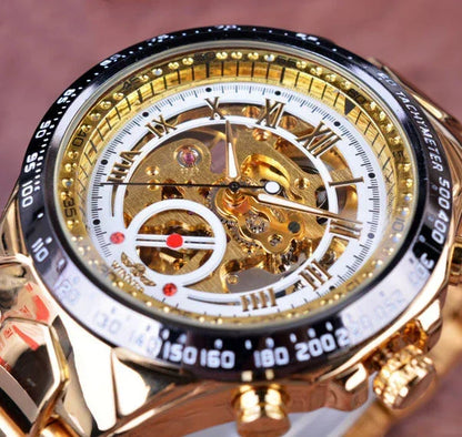 Luxury Automatic Mechanical Steel Watch - YAXSO