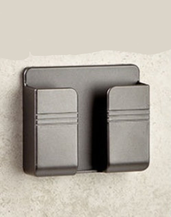 Two black wall hooks on a beige background with '2pcs' text above.