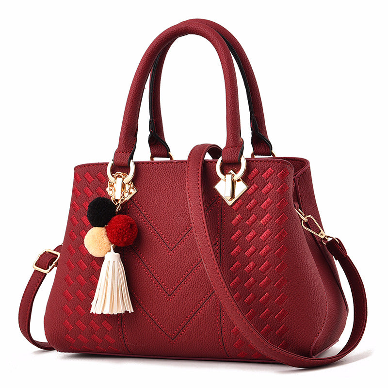 Luxury Women Crossbody Handbag | PU Leather Multiple Compartments