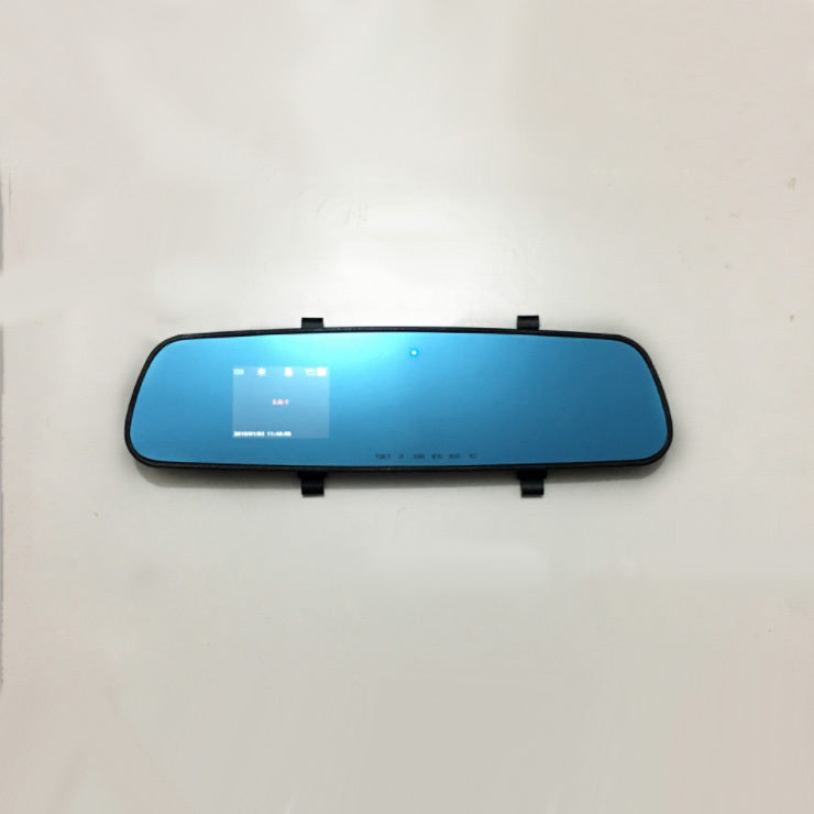 1080P HD Rearview Mirror Dash Cam – Dual Lens Driving Recorder with Loop Recording