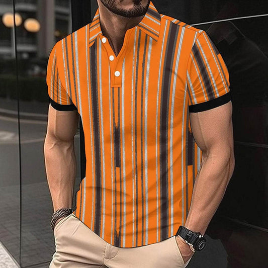 Fashion Casual Men's American Printed Short Sleeve - YAXSO