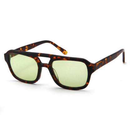 Women's Double Beam Plate Sunglasses | Retro Catwalk Style UV400