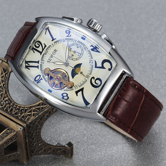 SEWOR Automatic Mechanical Watch – Tonneau Case