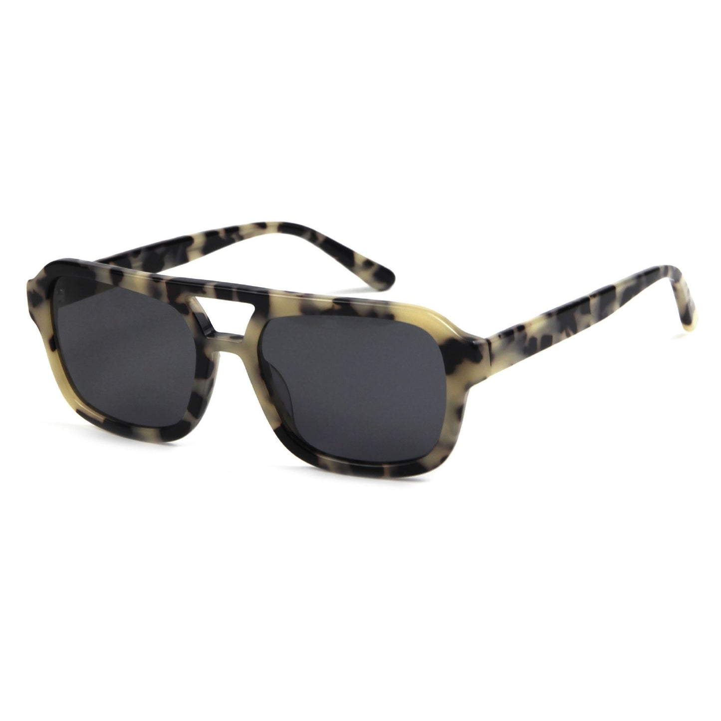 Women's Double Beam Plate Sunglasses | Retro Catwalk Style UV400