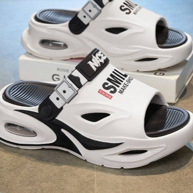 Men's Thick Soled High Rise Slippers
