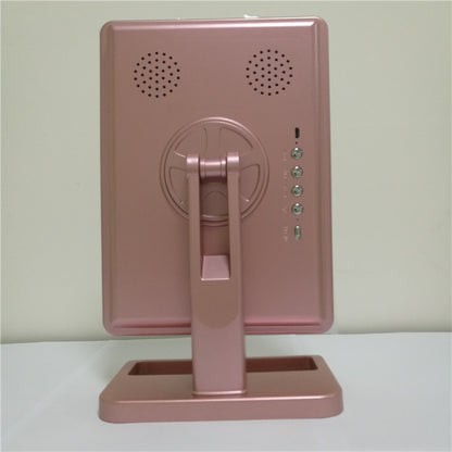 Pink electronic device with a stand. UAE