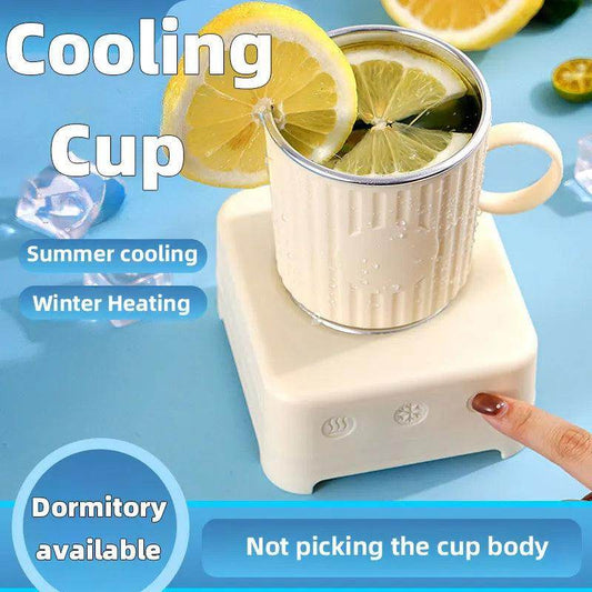 Mini Quick Cooling Cup Beer Beverage Rapid Refrigeration Ice Maker Machine Cold Drink Heating Home Dormitory Food Grade 400ml Kitchen Gadgets - YAXSO