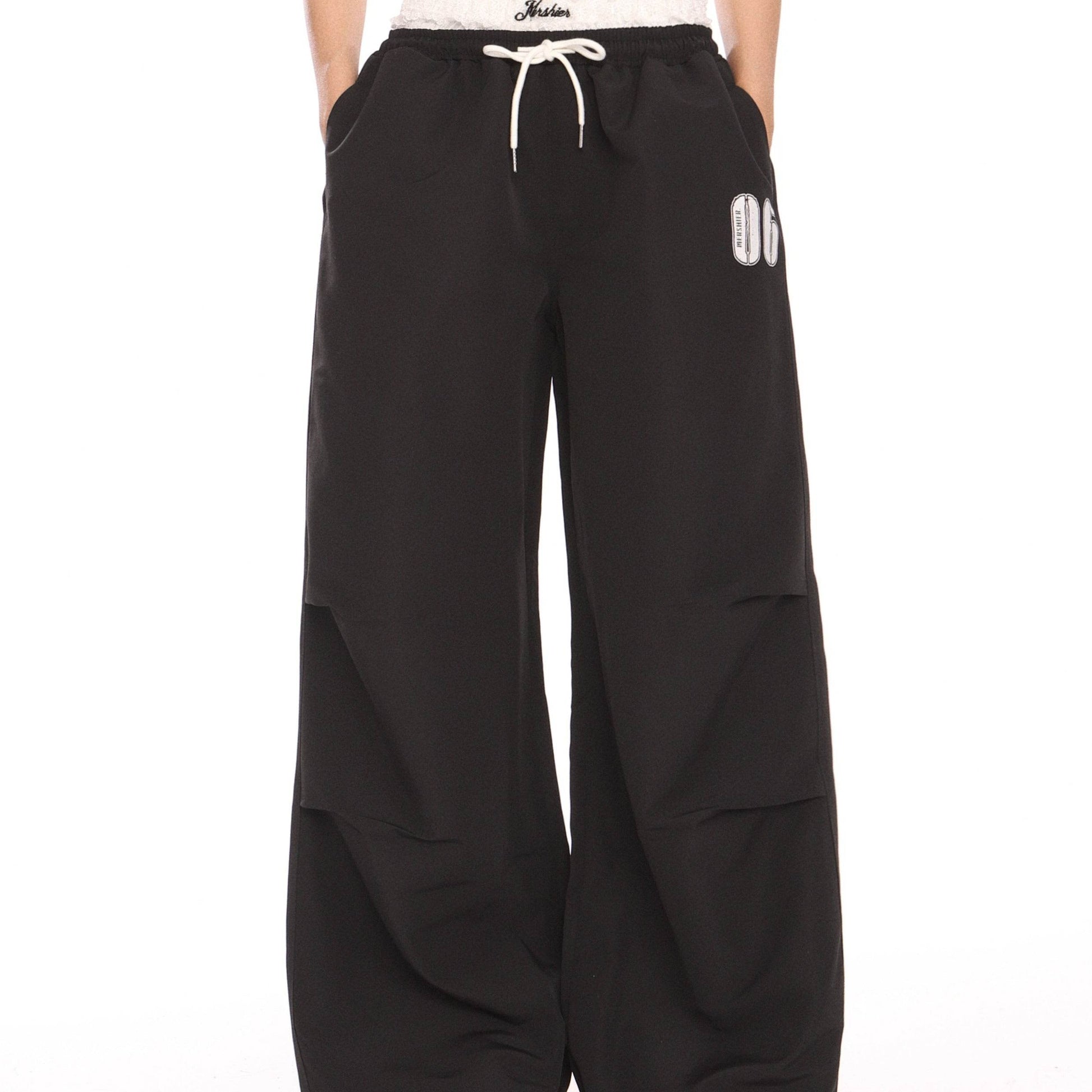 Women's American-style Retro Lace Stitching Embroidered Casual Trousers - YAXSO