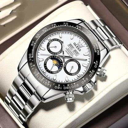 Men’s Automatic Mechanical Watch – 40mm, 30M Waterproof - YAXSO
