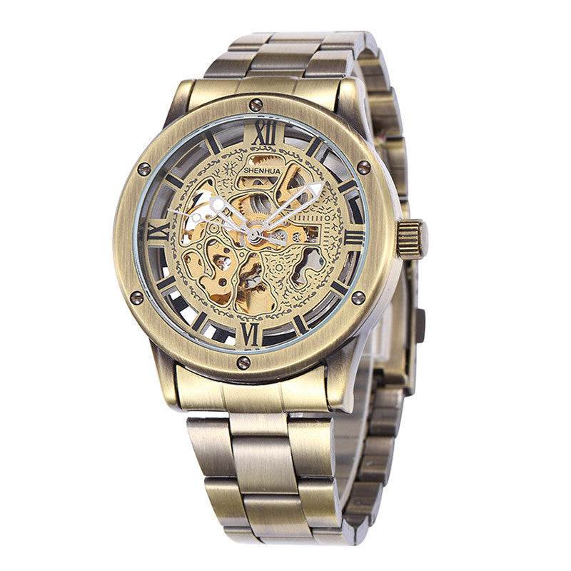 Men's Fashion Hollowed-out Automatic Mechanical Watch - YAXSO