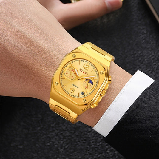 Men's Waterproof Multifunctional Quartz Watch