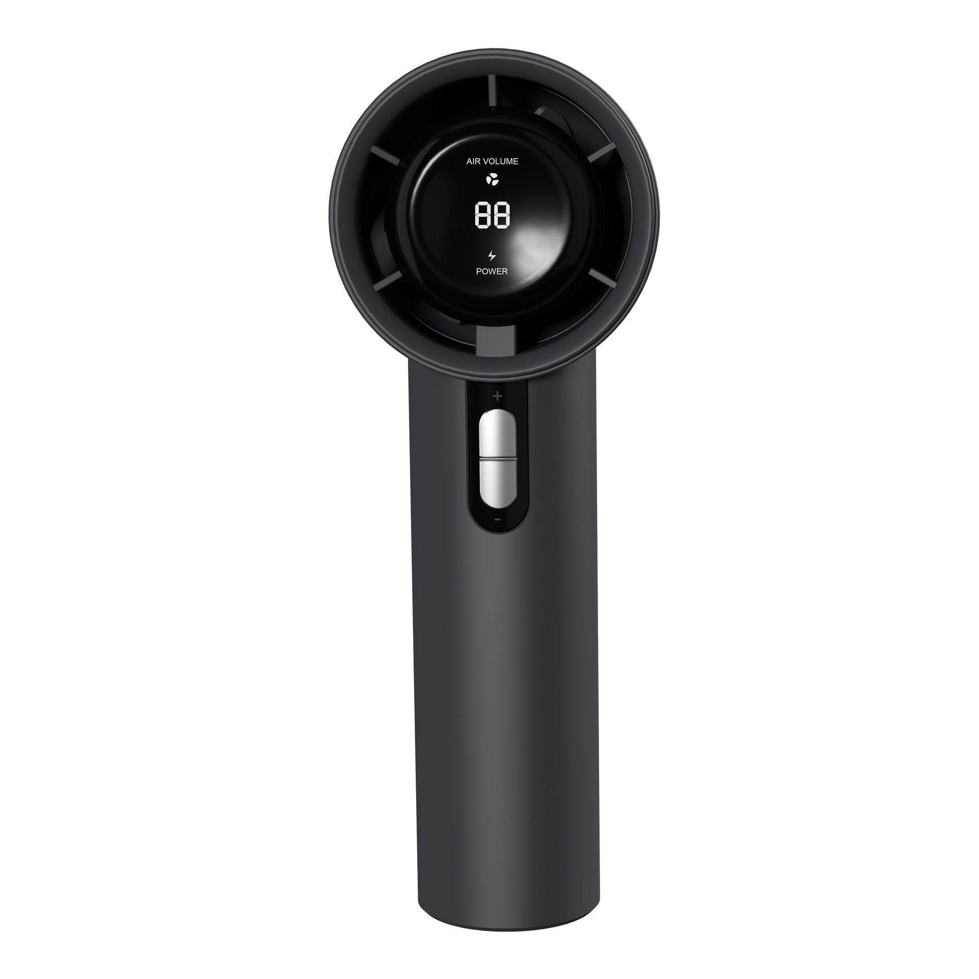 Portable Handheld Turbo Fan Cooling Semiconductor Refrigeration 3000mAh Battery Wind Speeds Adjustable Mini Personal Fan - YAXSO
