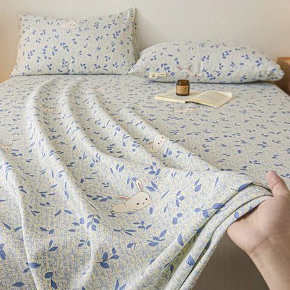 Pure Cotton Bedding Set – 3-Piece Soft & Breathable - YAXSO
