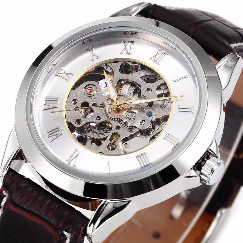 Men's Fashion Hollowed-out Automatic Mechanical Watch - YAXSO