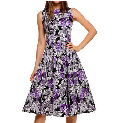 Vintage Print Dress