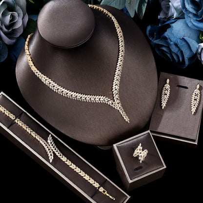 Weddings And Banquets Zircon Jewelry Set