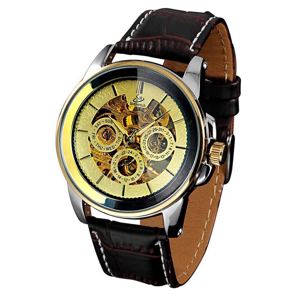 Men's Fashion Hollowed-out Automatic Mechanical Watch - YAXSO