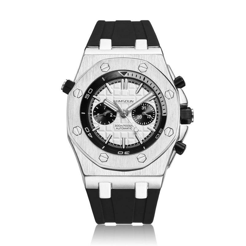 Watch Men's Fashion Silicone Waterproof Automatic Mechanical Watch Sports - YAXSO