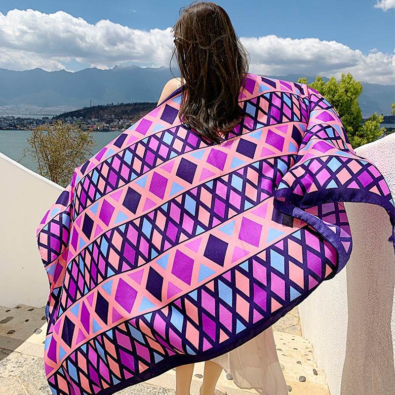Sanya Seaside Holiday Shawl Scarf Scarf Women's Summer Travel - YAXSO