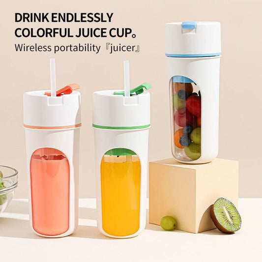 Kitchen Electric Juicer USB Charging Wireless Juices Blender Fruit Orange Mixer Squeezer Machine Ice Crush Cup Food Processor - YAXSO