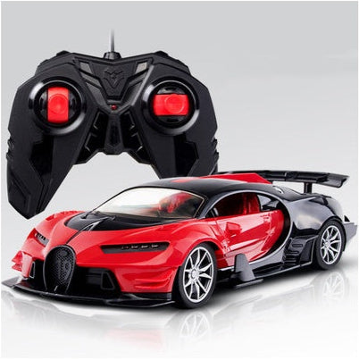Red and black toy car with remote control YAXSO UAE ONLINE STORE