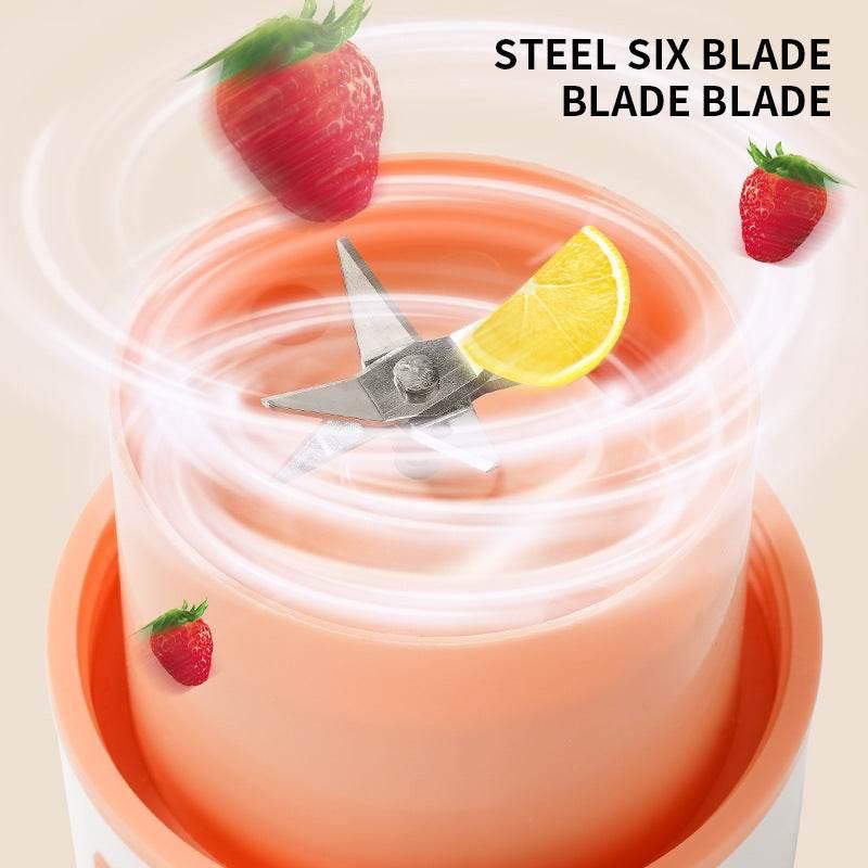 Kitchen Electric Juicer USB Charging Wireless Juices Blender Fruit Orange Mixer Squeezer Machine Ice Crush Cup Food Processor - YAXSO