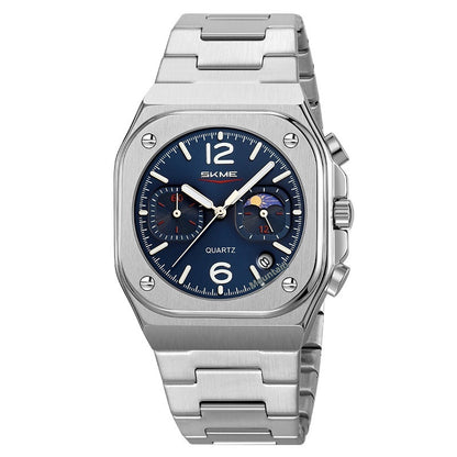 Men's Waterproof Multifunctional Quartz Watch
