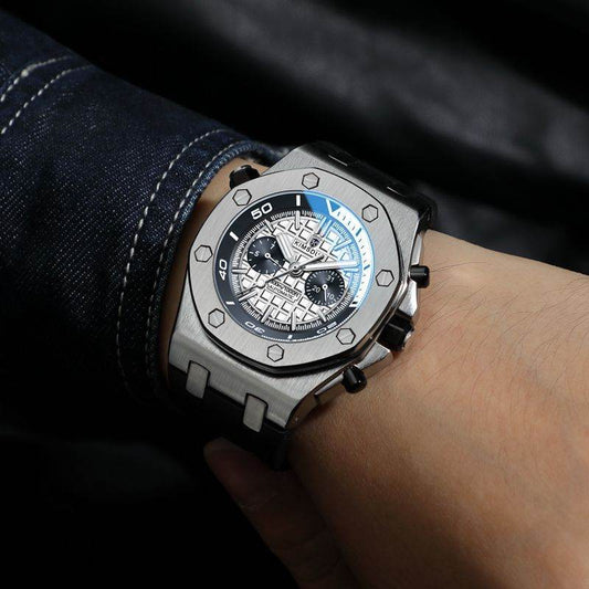 Watch Men's Fashion Silicone Waterproof Automatic Mechanical Watch Sports - YAXSO