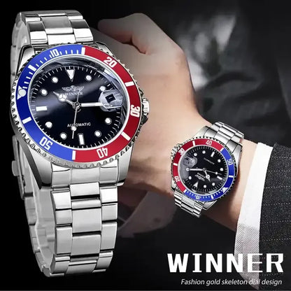 Men Mechanical Automatic Watch Stainless Waterproof