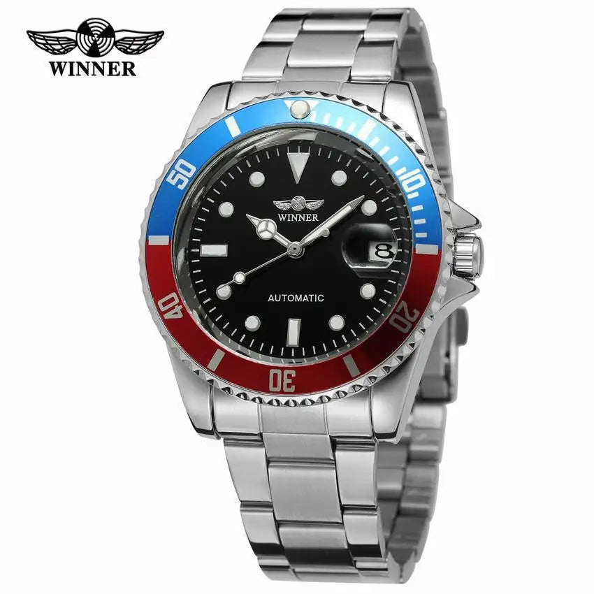 Men Mechanical Automatic Watch Stainless Waterproof