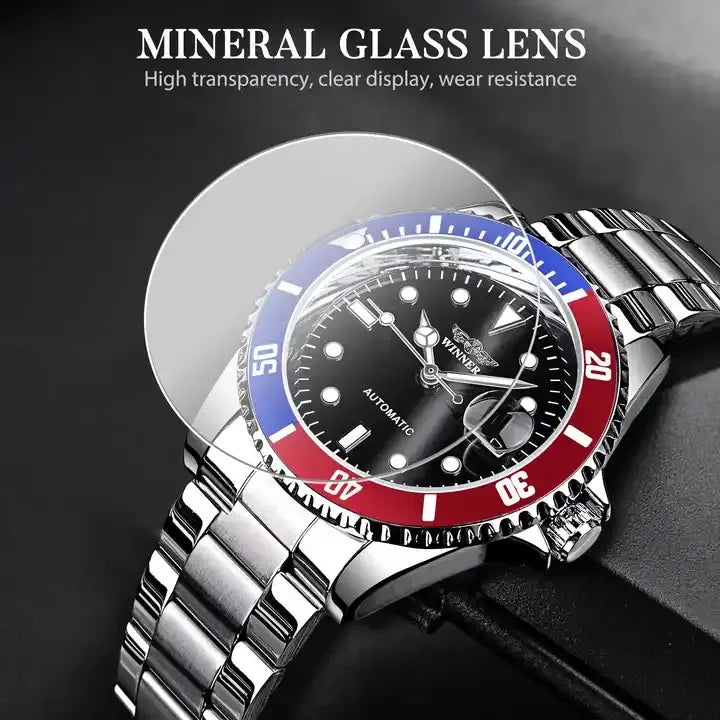 Men Mechanical Automatic Watch Stainless Waterproof