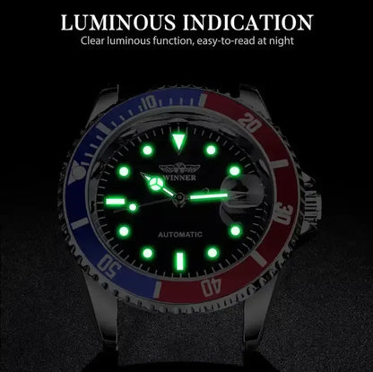 Men Mechanical Automatic Watch Stainless Waterproof
