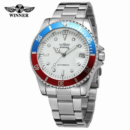 Men Mechanical Automatic Watch Stainless Waterproof