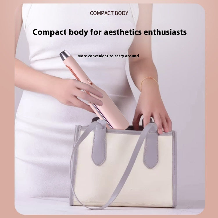 Person holding a compact body product