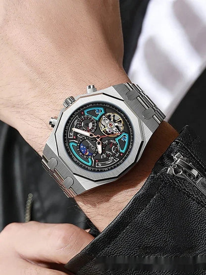 Fully Automatic Men's Mechanical Watch Royal Oak Sports Waterproof - YAXSO