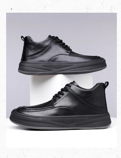 Leather Casual Shoes Sneakers for Men