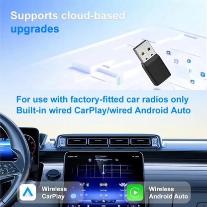 Wireless Adapter Smart Wireless CarPlay Android Auto USB Dongle