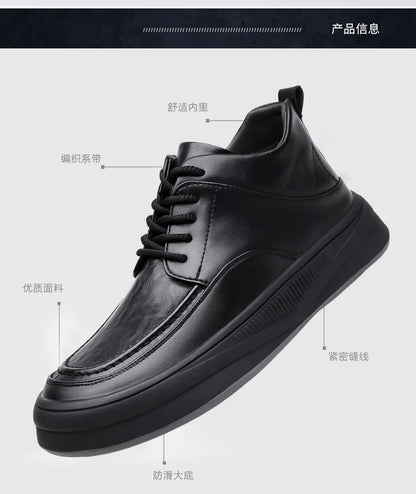 Leather Casual Shoes Sneakers for Men