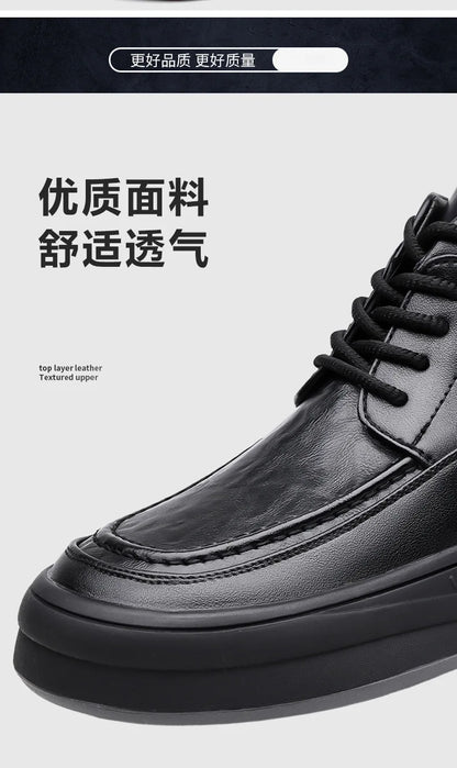 Leather Casual Shoes Sneakers for Men
