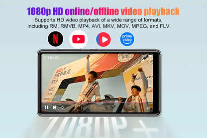 Andriod 13 Mp3 Player Bluetooth and WiFi 2.4G/5G 4G RAM