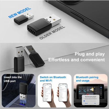 Wireless Adapter Smart Wireless CarPlay Android Auto USB Dongle
