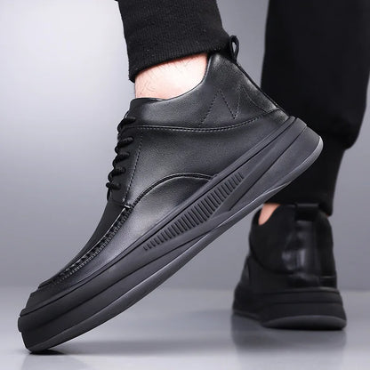 Leather Casual Shoes Sneakers for Men