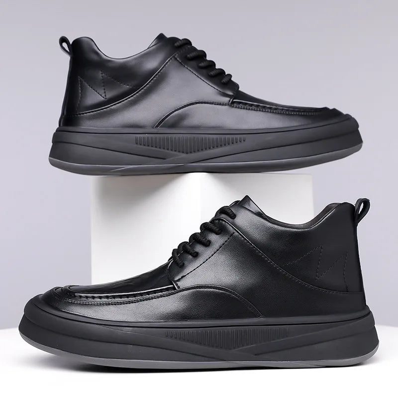 Leather Casual Shoes Sneakers for Men