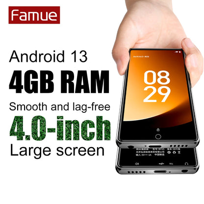 Andriod 13 Mp3 Player Bluetooth and WiFi 2.4G/5G 4G RAM