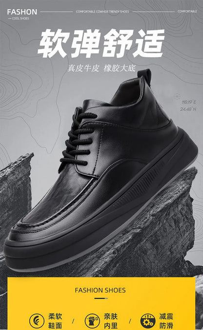 Leather Casual Shoes Sneakers for Men