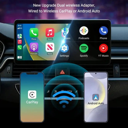 Wireless Adapter Smart Wireless CarPlay Android Auto USB Dongle