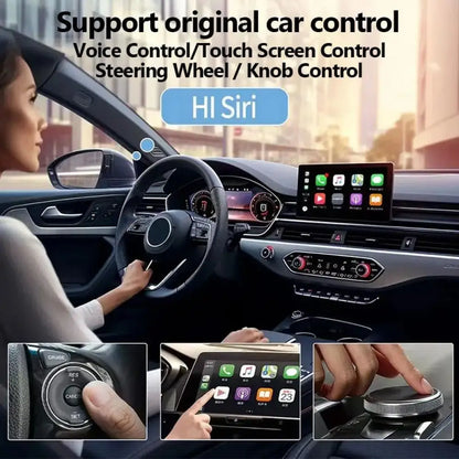 Wireless Adapter Smart Wireless CarPlay Android Auto USB Dongle