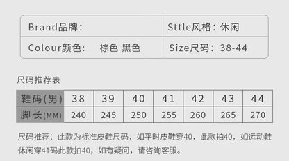 Leather Casual Shoes Sneakers for Men