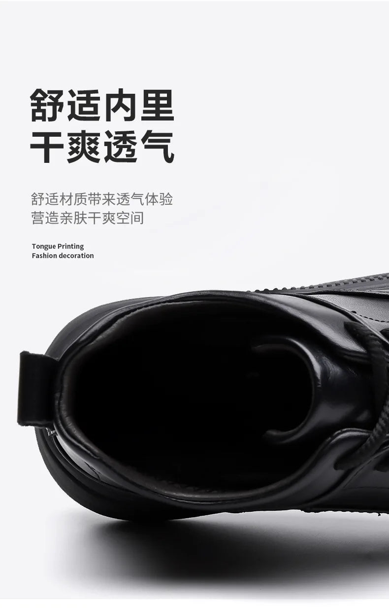 Leather Casual Shoes Sneakers for Men